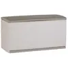 Bild von PLASTIKEN 350L Kühlbox für drinnen und draußen, funktional und ästhetisch, abschließbar, mit Rollen, Beige