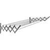 Bild von Sauvic 10-stangen-wäscheleine Ausziehbar Aus Edelstahl 100 Cm Silber Silber One Size