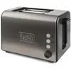 Bild von Black & Decker BXTO900E, 2 Scheibe(n), Schwarz, Edelstahl, Tasten, Drehregler, 900 W, 1,38 kg, 13,7 cm