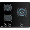 Bild von Teka GBC 63010, Schwarz, Integriert, 60 cm, Gaskochfeld, Glas, 3 Zone(n)
