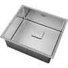 Bild von Teka Flex Linea RS15 45.40, Unterbauspüle, Quadratisch, Edelstahl, Edelstahl, 1 Becken, Quadratisch