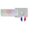 Bild von Mars Gaming MCP124W, Kabelgebunden, USB, Membran Key Switch, AZERTY, RGB-LED, Weiß