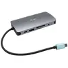 Bild von i-tec Metal USB-C Travel Nano Dock HDMI/VGA with LAN + Power Delivery 100 W, Kabelgebunden, USB 3.2 Gen 1 (3.1 Gen 1) Type-C, 100 W, 3,5 mm, Silber, MicroSD (TransFlash), SD