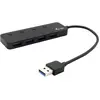 Bild von i-tec USB 3.0 Metal HUB 4 Port with individual On/Off Switches, USB 3.2 Gen 1 (3.1 Gen 1) Type-A, USB 3.2 Gen 1 (3.1 Gen 1) Type-A, 5 Mbit/s, Schwarz, Kunststoff, USB