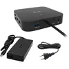 Bild von i-tec USB-C HDMI Dual DP Docking Station with Power Delivery 100 W + Universal Charger 100 W, Kabelgebunden, USB 3.2 Gen 1 (3.1 Gen 1) Type-C, 100 W, 10,100,1000 Mbit/s, Schwarz, 10 Gbit/s