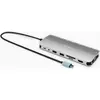 Bild von i-tec Metal USB-C Nano 3x Display Dock, 2x HDMI 1x USB-C video + Power Delivery 140W, Kabelgebunden, USB 3.2 Gen 1 (3.1 Gen 1) Type-C, 140 W, 3,5 mm, 10,100,1000 Mbit/s, Grau