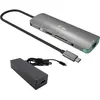 Bild von i-tec USB-C Metal Nano Docking Station 4K HDMI LAN with Power Delivery 100W + Universal Charger 100W, Kabelgebunden, USB 3.2 Gen 1 (3.1 Gen 1) Type-C, 100 W, 100,1000 Mbit/s, Grau, MicroSD (TransFlash), SD