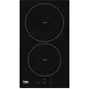 Bild von Beko HDMI 32400 DT, Schwarz, Integriert, 30 cm, Zonen-Induktionskochfeld, Glas, 2 Zone(n)