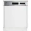 Bild von Beko BDSN26430X, Teilintegriert, Standardgröße (60 cm), Edelstahl, Edelstahl, LED, 2 Korb/Körbe