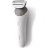 Bild von Philips Lady Shaver Series 6000 BRL126/00 Kabellos für die Nass- und Trockenrasur, Folienschaber, 1 Kopf/Köpfe, Silber, Weiß, Rasieren, Nickel, Batterie