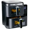 Bild von alpina Heißluftfritteuse 2 Kammern - Airfyer 11L - 2x 5,5L Korb - Match & Sync Funktion - Digital Display - 12 Programme - 2800W - Schwarz
