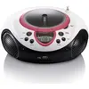Bild von Lenco SCD-38 USB Pink - Tragbares FM-Radio mit CD/MP3-Player - USB-Eingang - AUX-Eingang - Pink