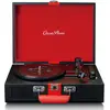 Bild von Lenco TT-110BKRD Plattenspieler Bluetooth 33/45/78 U/min Auto-Stopp Schwarz Rot