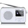 Bild von Lenco PDR-036WH DAB+/FM Radio tragbar Bluetooth 2,4 Zoll Farbdisplay Weiß