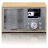 Bild von Lenco DAR-017WH DAB+/FM Radio Bluetooth 2,4 Zoll TFT-Display Doppelwecker Holz