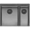 Bild von REGINOX R39205 Spüle NEW YORK 34X40+18x40 Comfort Gun Metal II ab Schrankbreite 60 cm / Flächenbündig / Flacheinbau / Unterbau