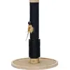 Bild von Designed by Lotte 440811, Katzenkratzbaum, Freistehend, Schwarz, Braun, Holz, 39,5 cm, 550 mm