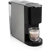 Bild von Princess 249451, Pad-Kaffeemaschine, 0,8 l, Kaffeekapsel, 1450 W, Schwarz, Silber
