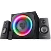 Bild von Trust Gaming GXT 629 Tytan 2.1 PC Lautsprecher mit Subwoofer, 120 W, 3,5 mm AUX Klinke, PC Boxen mit RGB LED Beleuchtung, Gaming Lautsprecher für PC, Laptop, Computer, Tablet, Smartphone - Schwarz