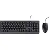Bild von Trust TKM-250, Kabelgebunden, USB, Membran Key Switch, QWERTZ, Schwarz, Maus enthalten