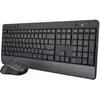 Bild von Trust Trezo Tastatur Maus Set Kabellos, Deutsches QWERTZ-Layout, Nachhaltiges Design, Schwarz
