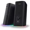 Bild von Trust Gaming GXT 612 Cetic Bluetooth Lautsprecher 2.0, PC Lautsprecher mit RGB LED Beleuchtung, 18W (10W RMS), 76% Recyclingkunststoff, USB-Betrieb Speaker Set, PC Boxen Computer Laptop - Schwarz