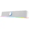 Bild von Trust Gaming Stereo Soundbar mit RGB Beleuchtung GXT 619W Thorne - Computer Boxen, 2.0 Lautsprecher mit RGB LED-Beleuchtung, Stromversorgung über USB, 12W, PC/Laptop, Weiß