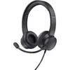 Bild von Trust HS-150, Kabelgebunden, 20 - 20000 Hz, Büro/Callcenter, 155 g, Kopfhörer, Schwarz
