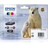 Bild von Epson Polar bear 26 Eisbär Claria Premium Multipack 4 Farben Tinte, Standardertrag, Schwarz, Cyan, Magenta, Gelb, 6,2 ml, 4,5 ml, 1 Stück(e), Multipack