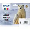 Bild von Epson Polar bear 26XL Eisbär Claria Premium Multipack 4 Farben Tinte, High (L) Yield, Schwarz, Cyan, Magenta, Gelb, Tinte auf Pigmentbasis, Tinte auf Farbstoffbasis, 12,2 ml, 9,7 ml