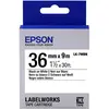 Bild von Epson Etikettenkassette LK-7WBN - Standard - schwarz auf weiß - 36mmx9m, Schwarz auf weiss, Japan, LabelWorks LW-1000P LabelWorks LW-900P, 3,6 cm, 9 m, 1 Stück(e)