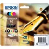Bild von Epson Pen and crossword Multipack 4-colours 16 DURABrite Ultra Ink, Standardertrag, Schwarz, Cyan, Magenta, Gelb, Tinte auf Pigmentbasis, Tinte auf Pigmentbasis, 5,4 ml, 3,1 ml