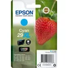 Bild von Epson Strawberry Singlepack Cyan 29XL Claria Home Ink, High (L) Yield, Cyan, 6,4 ml, 1 Stück(e), 450 Seiten, Einzelpackung