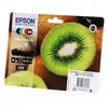 Bild von Epson Kiwi Multipack 5-colours 202 Claria Premium Ink, Standardertrag, Schwarz, Foto schwarz, Cyan, Magenta, Gelb, Tinte auf Pigmentbasis, Tinte auf Farbstoffbasis, 6,9 ml, 4,1 ml