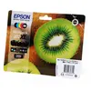 Bild von Epson Kiwi Multipack 5-colours 202XL Claria Premium Ink, High (L) Yield, Schwarz, Foto schwarz, Cyan, Magenta, Gelb, Tinte auf Pigmentbasis, Tinte auf Farbstoffbasis, 13,8 ml, 8,5 ml