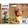 Bild von Epson Squirrel 378XL/478XL Eichhörnchen Claria Photo HD Multipack 6 Farben Tinte, High (L) Yield, Schwarz, Cyan, Magenta, Gelb, Rot, Grau, 11,2 ml, 9,3 ml, 1 Stück(e), Multipack