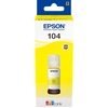 Bild von Epson 104 EcoTank Yellow ink bottle (WE), Original, Gelb, Epson, EcoTank ET-4700 EcoTank ET-2726 EcoTank ET-2720 EcoTank ET-2715 EcoTank ET-2714 EcoTank ET-2712..., 65 ml, Tintenstrahl