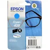 Bild von Epson 408 Brille DURABrite Ultra Single Cyan Tinte, High (L) Yield, Cyan, Tinte auf Pigmentbasis, 14,7 ml, 1 Stück(e), Einzelpackung