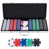 Bild von Engelhart Games Pokerkoffer silber 500 Chips 11,5g Poker Set