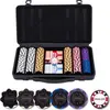 Bild von Pokerset im schwarzen Koffer   300 Chips ohne Nennwert (14 Gramm)