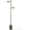 Bild von GOOD&MOJO Stehlampe Okinawa Eschenholz LED 2 Schirme Grün