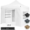 Bild von VONROC Pavillon 3x3m wasserdicht stabil - Partyzelt EasyUp System [3Min Aufbau] Popup Faltpavillon modular erweiterbar als Festival Zelt, Gartenpavillon