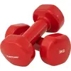 Bild von Tunturi Kurzhantel-Set, farbige Hanteln mit 2 x 3 kg, Vinyl, Stahlhanteln
