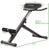 Bild von Tunturi Rückentrainer CT40, Hyperextension Bank, verstellbarer Roman Chair mit 7 Positionen, zusammenklappbar