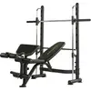 Bild von Tunturi Smithmachine SM60, Kraftstation, Hantelbank negativ, Beintraining, Situps, verstellbare Langhantelstütze
