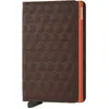 Bild von Secrid Slimwallet Opticat Brown-Orange Kartensafe