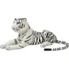 Bild von vidaXL Tiger Plüschtier Weiß XXL
