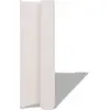 Bild von vidaXL Gartenzaun Doppelseitig 90 x 300 cm Weiß