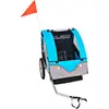 Bild von vidaXL Fahrradanhänger Grau und Blau 30 kg
