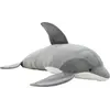 Bild von vidaXL Delfin Kuscheltier Plüsch Grau